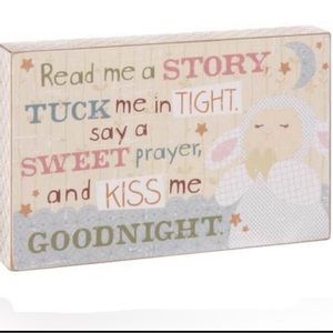 Praying Lamb Box Sign